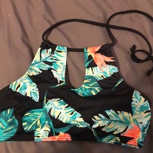 ROXY Hi-Neck Swim Top